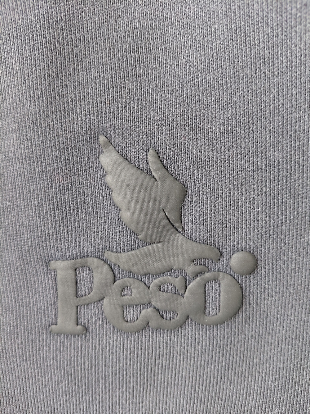 Peso Charcoal Gray Fleece Sweat Shorts Size Small Drawstring Lounge Streetwear - Picture 3 of 9
